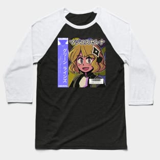 vaporwave anime aesthetic girl serena video game Baseball T-Shirt